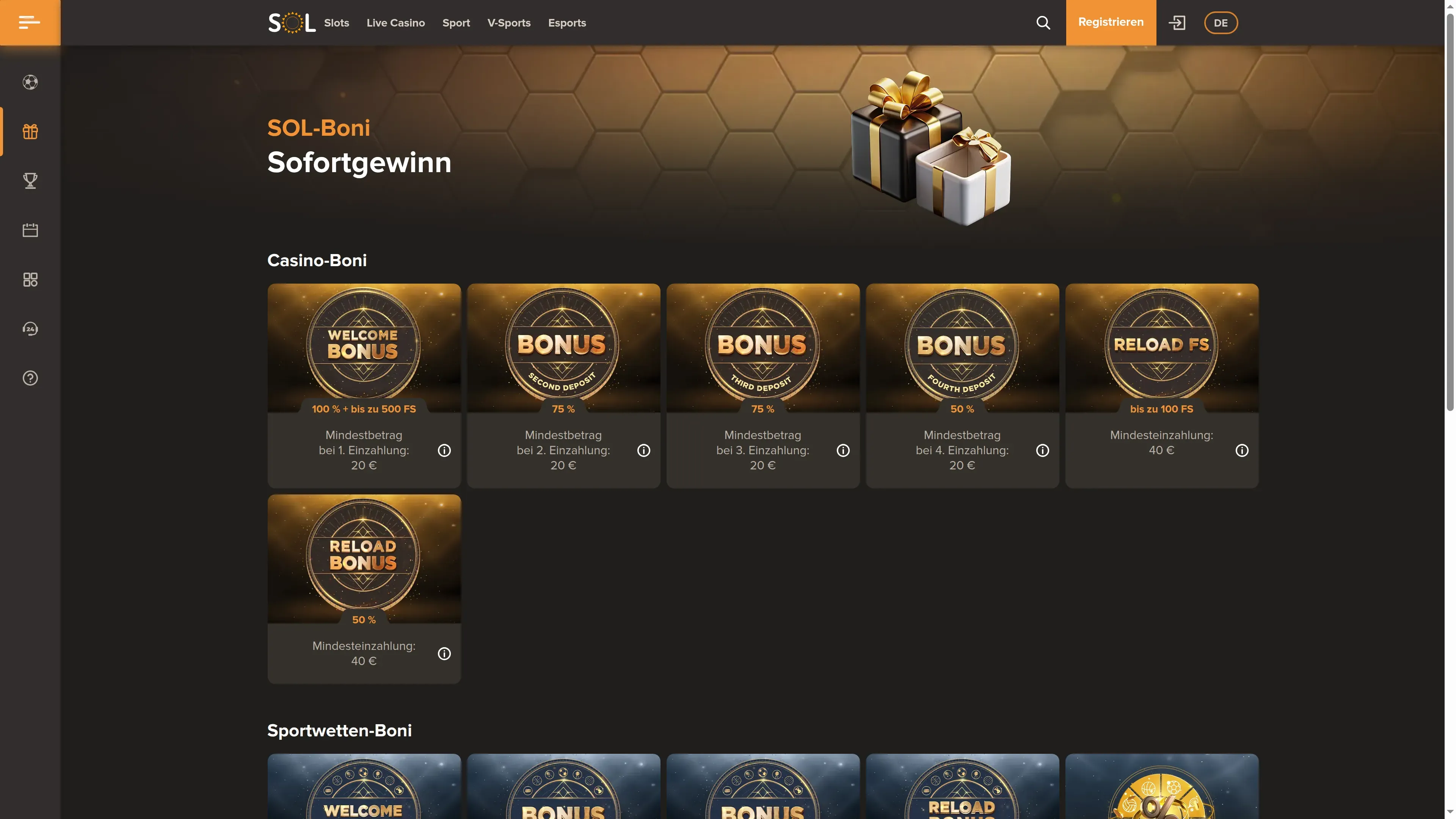 Desktop promotions